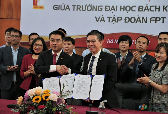 FPT ký kết thỏa thuận hợp tác với Đại học Bách khoa Hà Nội
